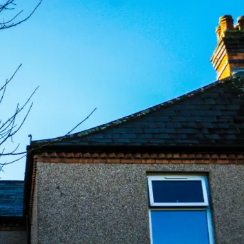 Outside of Victorian house